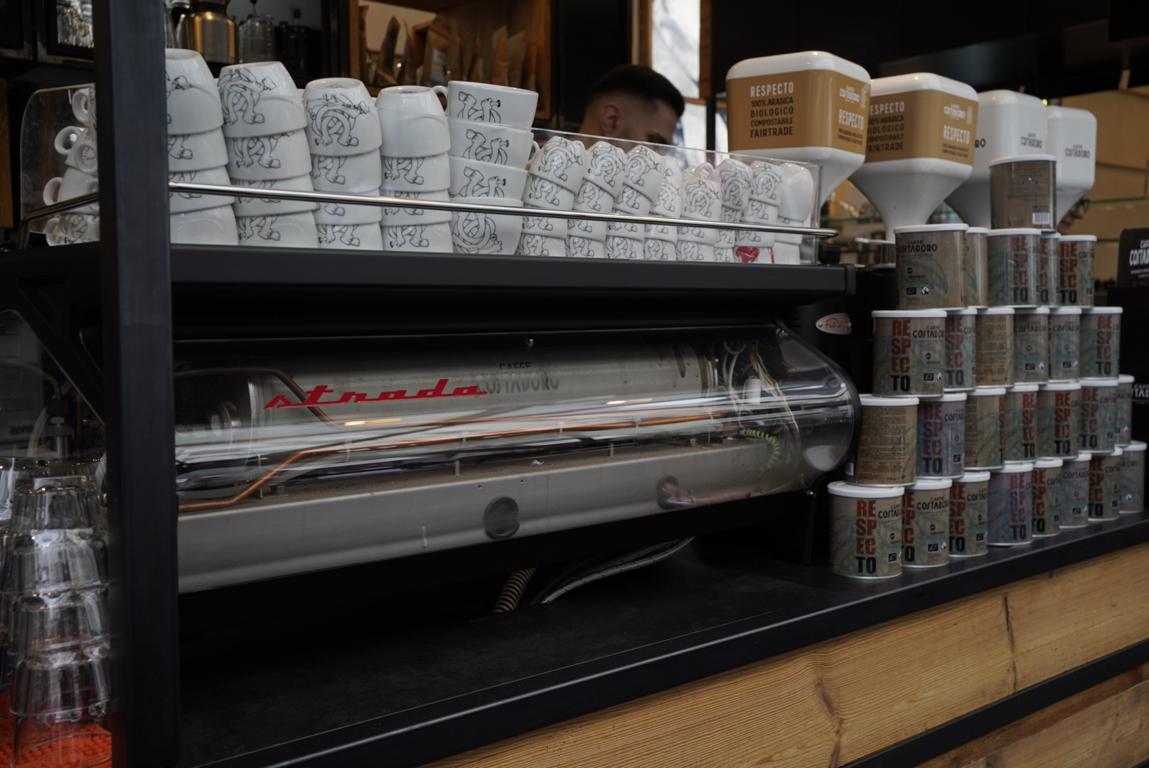 foto strada ep lam marzocco customizzata per costadoro